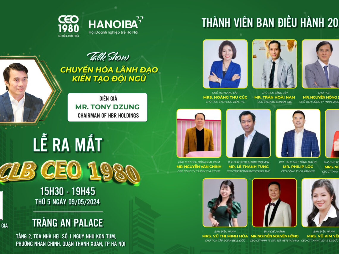 THƯ MỜI BĐH CLB & DIỄN GIẢ TỚI DỰ LỄ RA MẮT CLB CEO1980