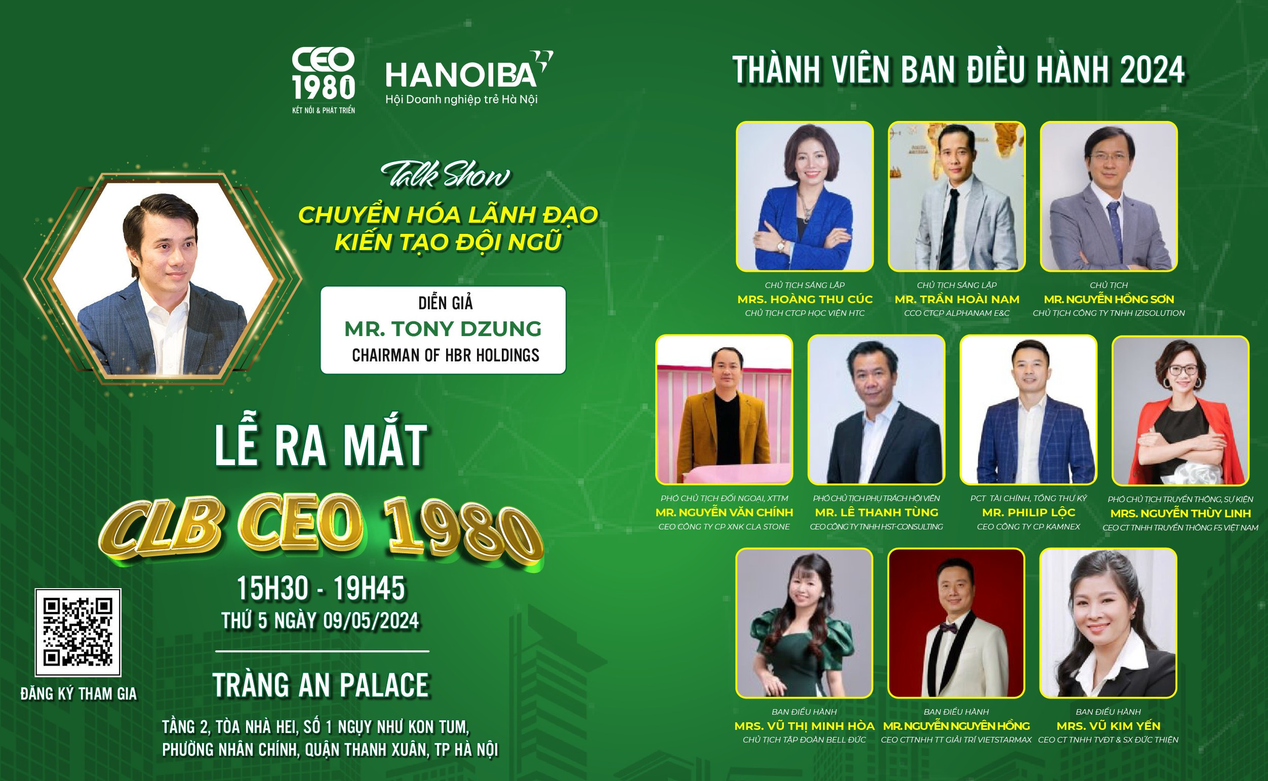 THƯ MỜI BĐH CLB & DIỄN GIẢ TỚI DỰ LỄ RA MẮT CLB CEO1980