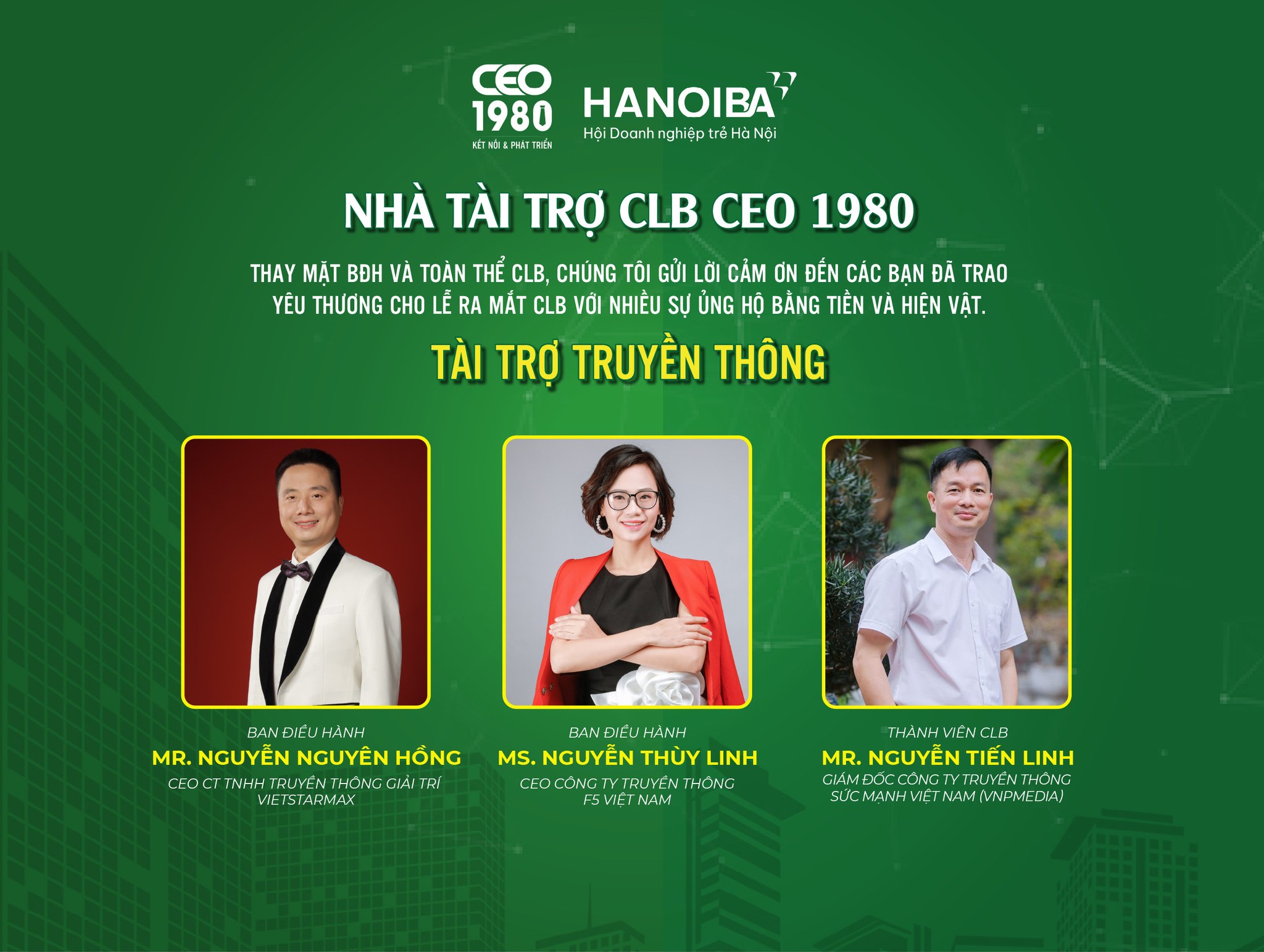 nhà Tài trợ Truyền thông